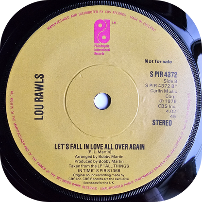 Lou Rawls - You'll Never Find Another Love Like Mine - Philadelphia DEMO