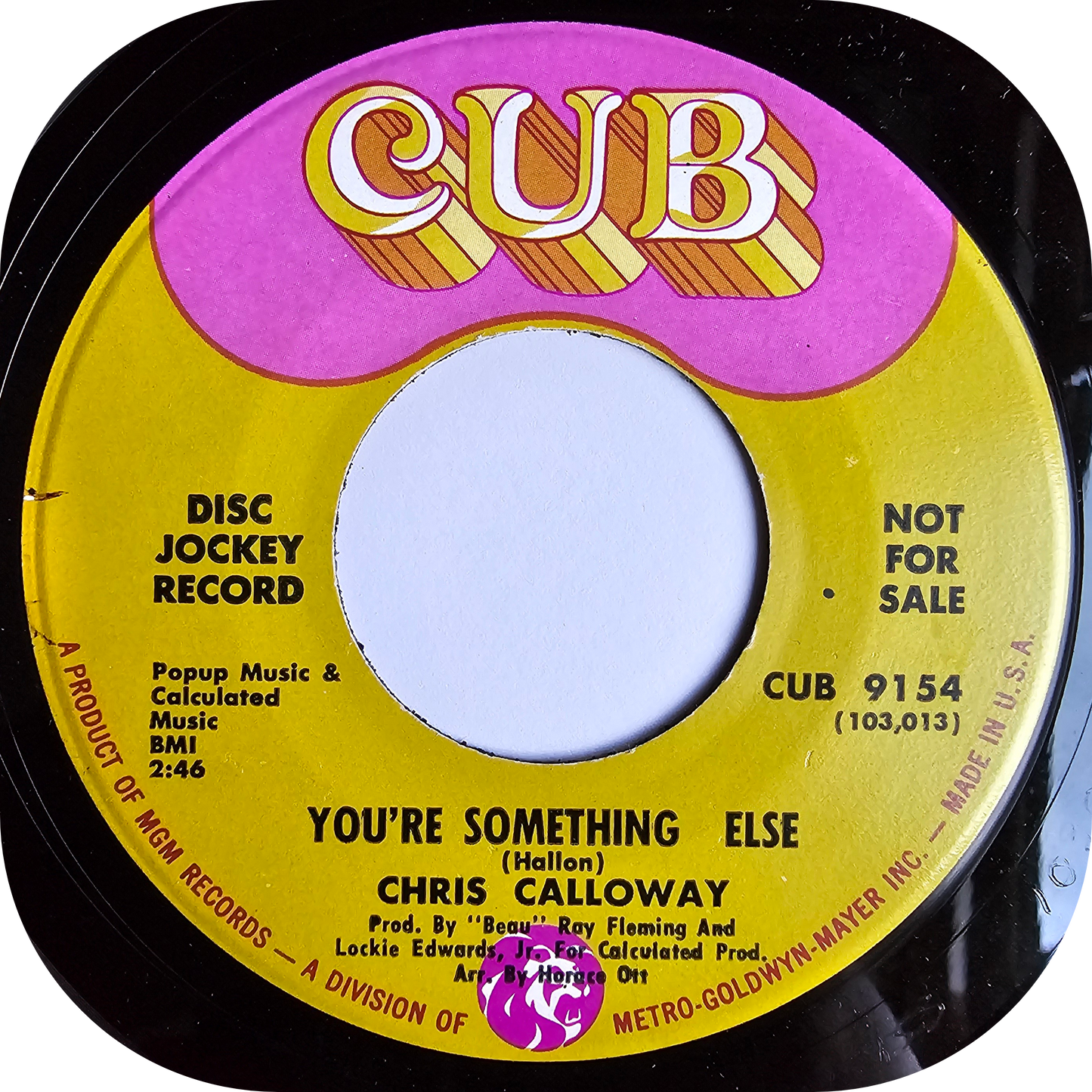 Chris Calloway - You're Something Else - Cub DEMO