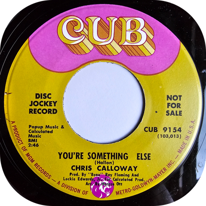 Chris Calloway - You're Something Else - Cub DEMO