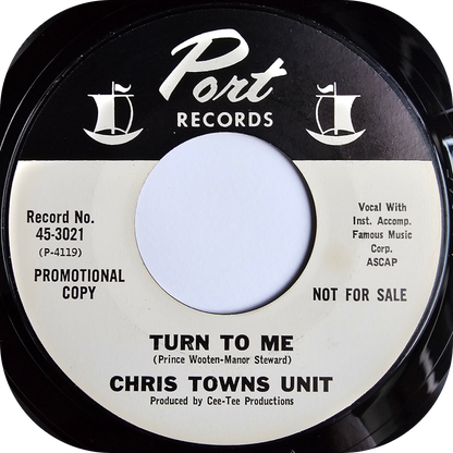 Chris Towns Unit - Turn To Me - Port DEMO