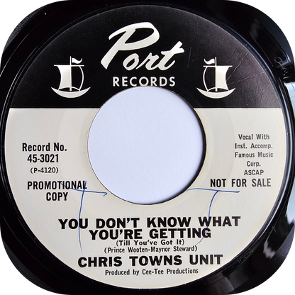 Chris Towns Unit - Turn To Me - Port DEMO