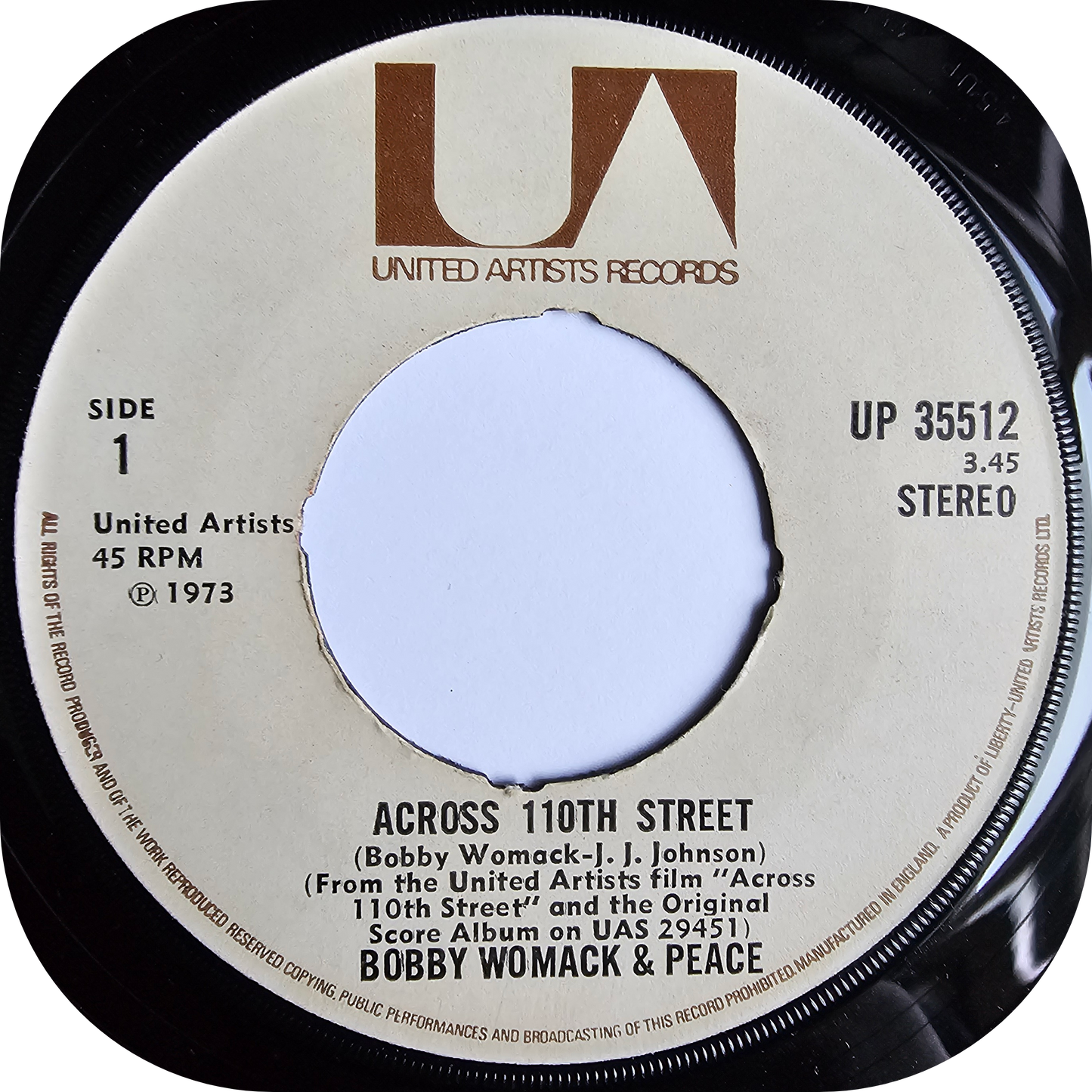 Bobby Womack & Peace - Across 110th Street - United Artists