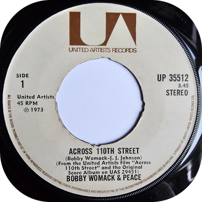 Bobby Womack & Peace - Across 110th Street - United Artists