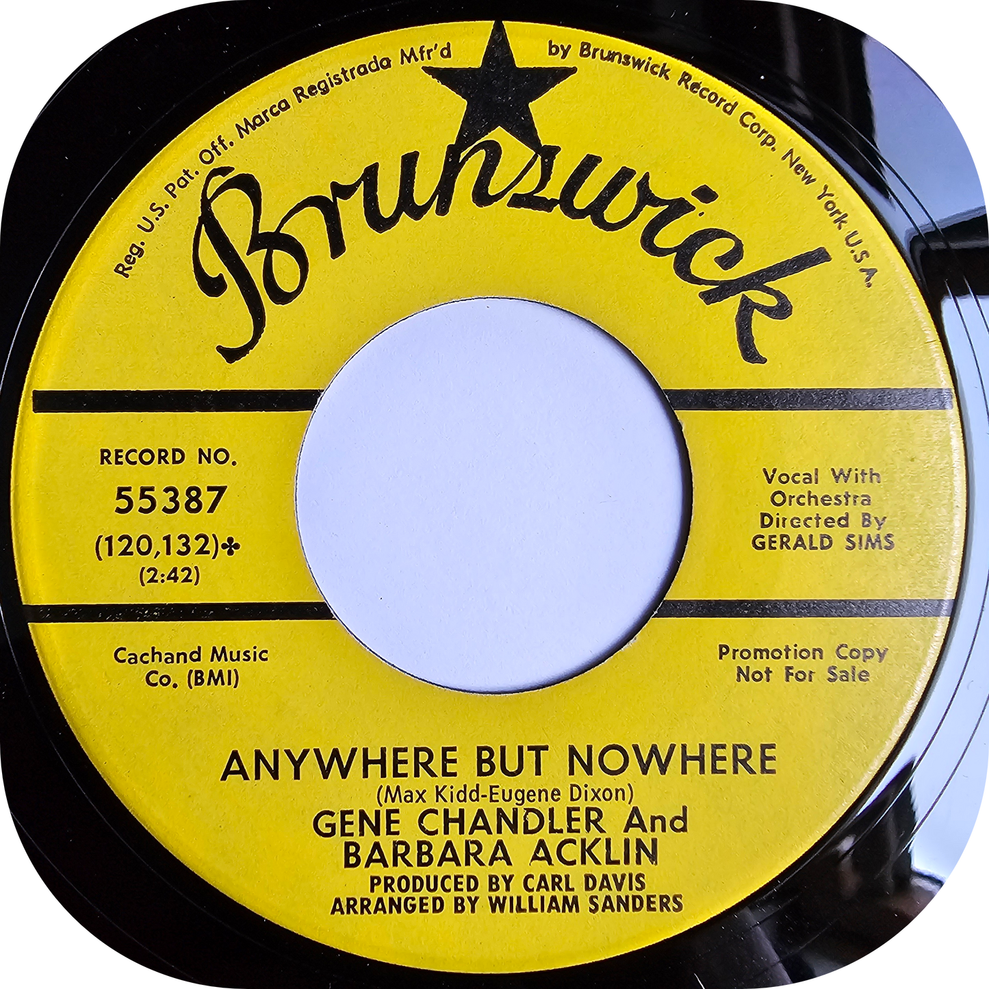 Gene Chandler & Barbara Acklin - From The Teacher To The Preacher - Brunswick DEMO