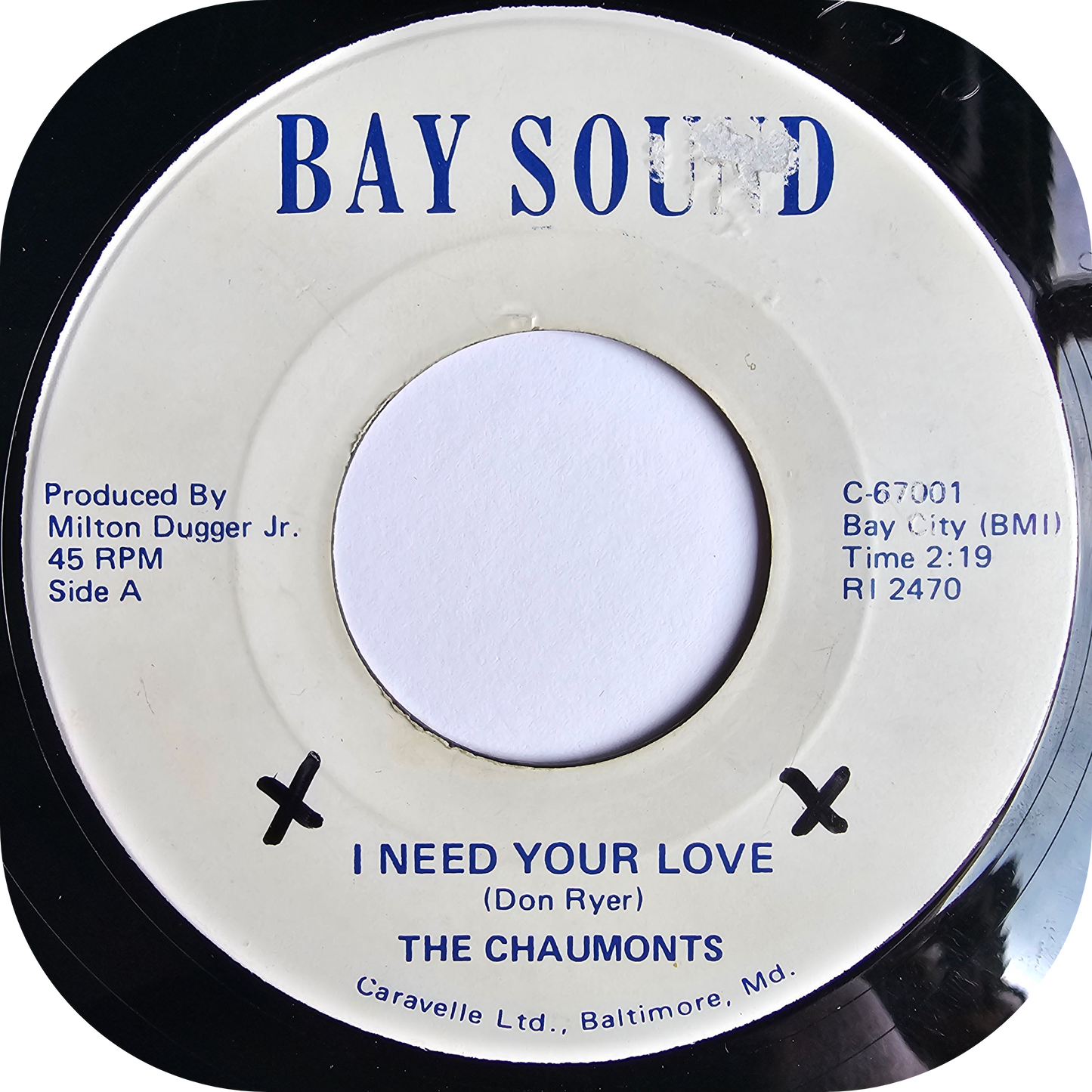 Chaumonts, The - I Need Your Love - Bay Sound
