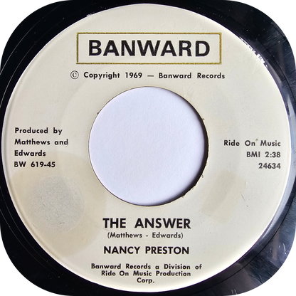 Nancy Preston - I Got A Right - Banward