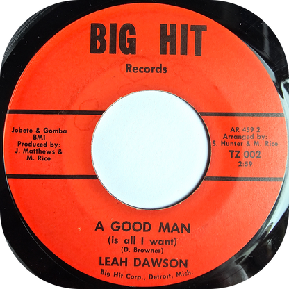 Leah Dawson - You Got To Change - Big Hit