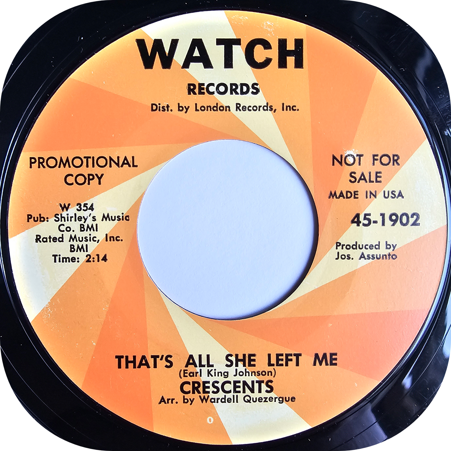 Crescents - That's All She Left Me - Watch DEMO