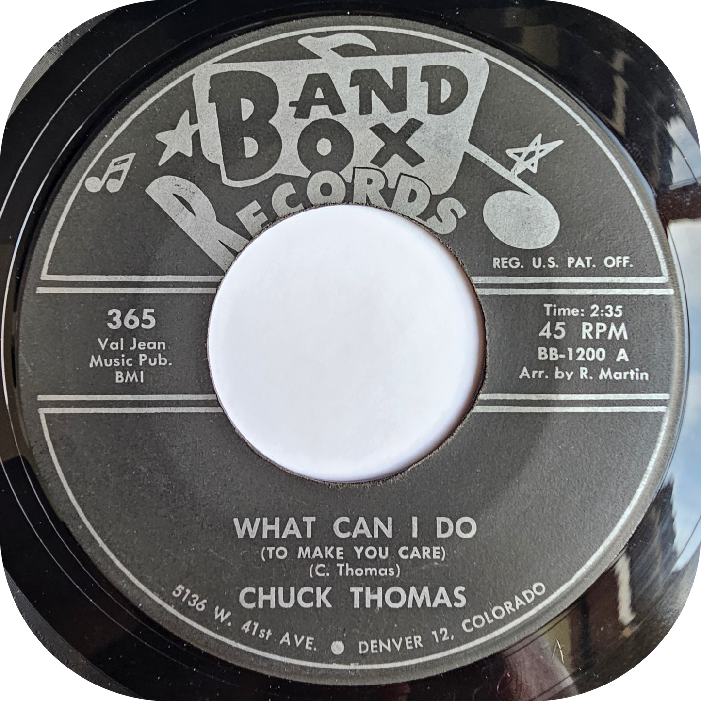 Chuck Thomas - What Happened Baby - Band Box