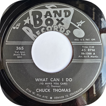 Chuck Thomas - What Happened Baby - Band Box