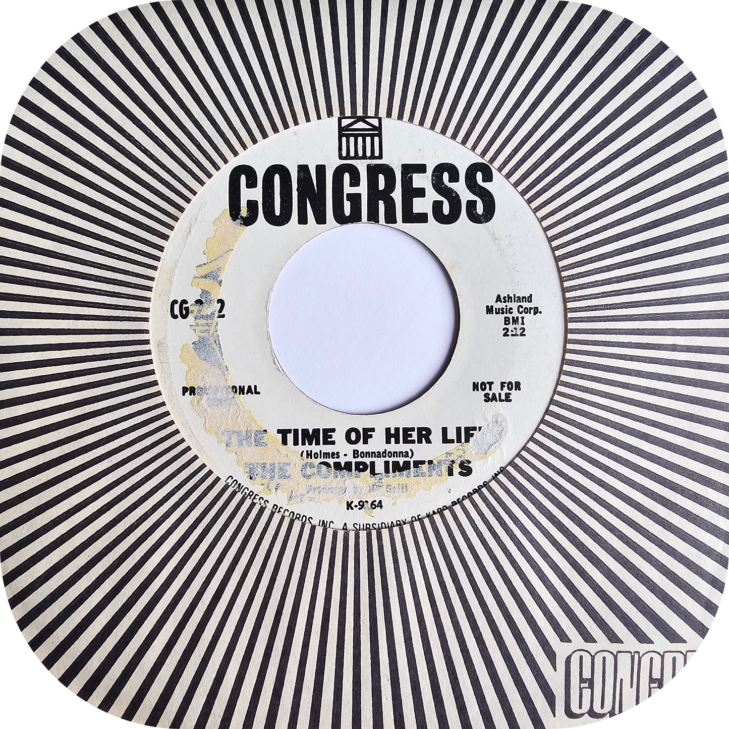 Compliments, The - The Time Of Her Life - Congress DEMO
