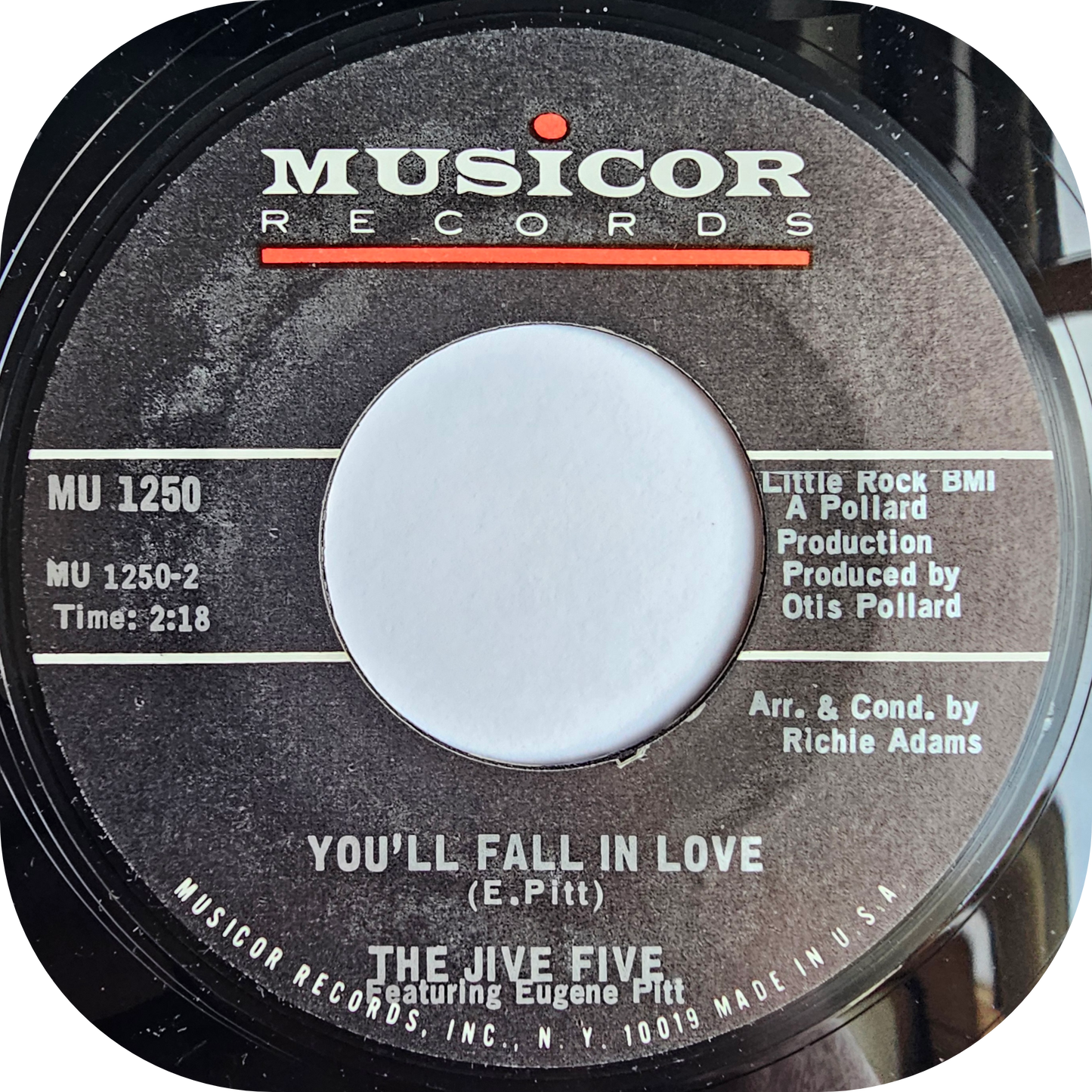Jive Five, The - You'll Fall In Love - Musicor