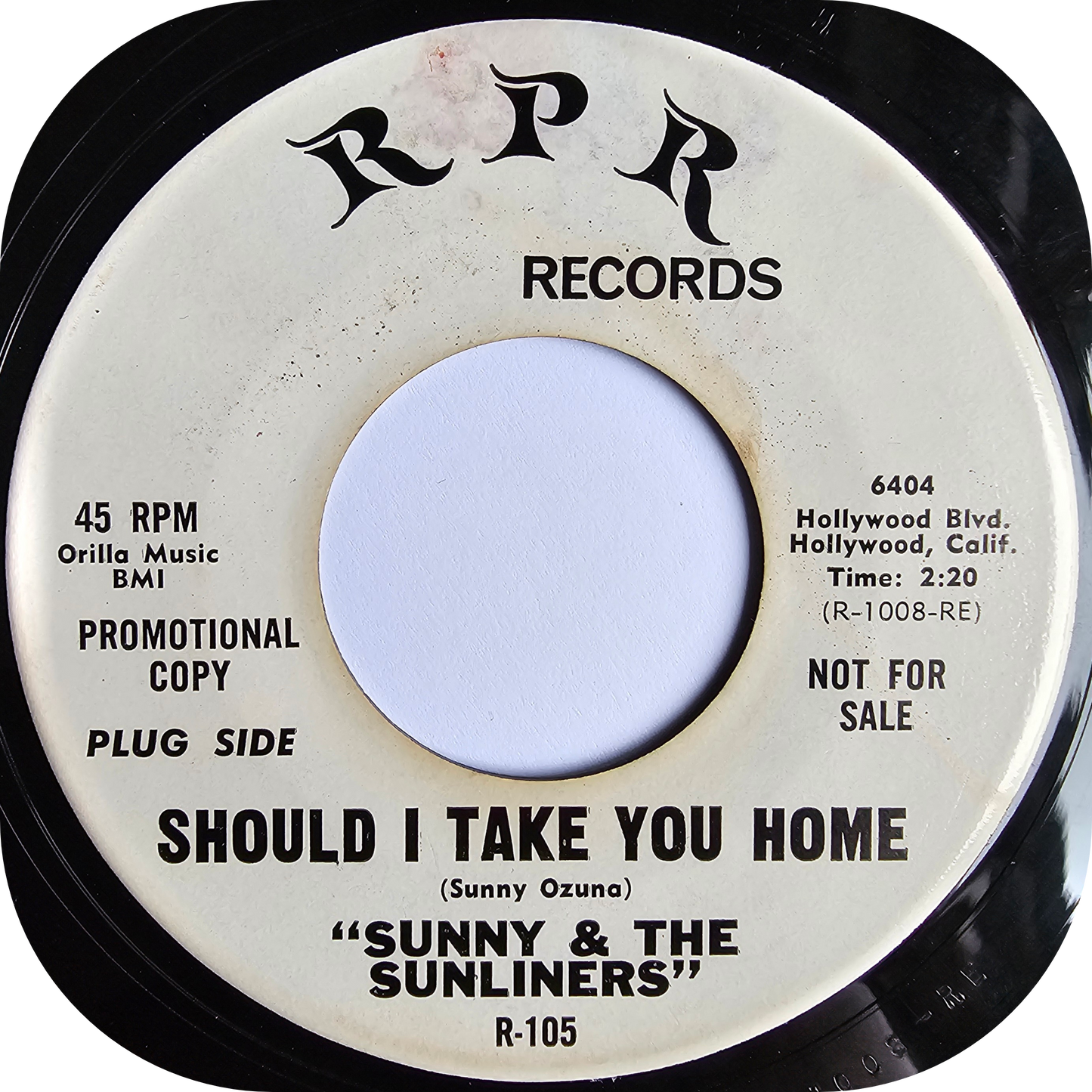 Sunny And The Sunliners - Should I Take You Home - RPR DEMO
