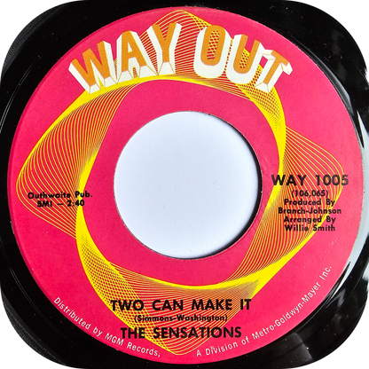 Sensations, The - Two Can Make It - Way Out