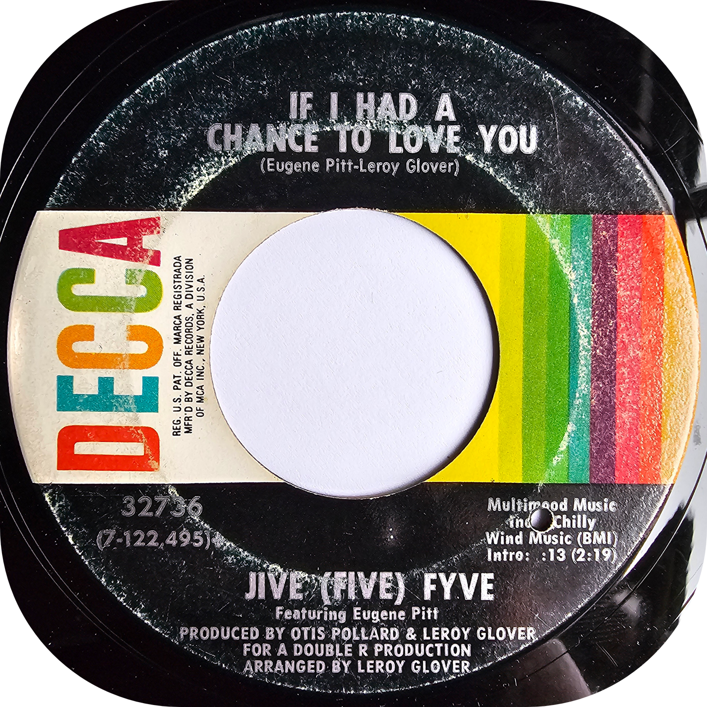 Jive (Five) Fyve - If I Had A Chance To Love You - Decca