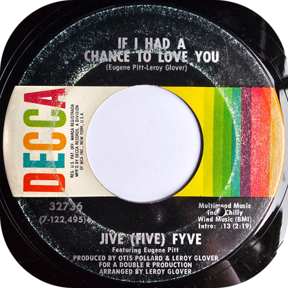 Jive (Five) Fyve - If I Had A Chance To Love You - Decca