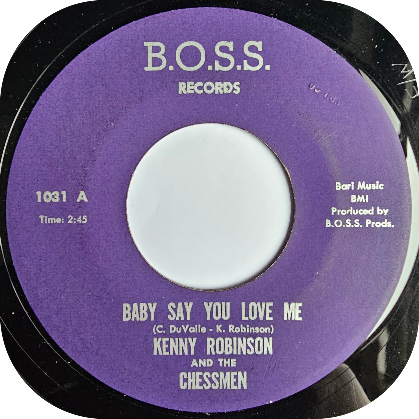 Kenny Robinson - Baby Say You Love Me - BOSS