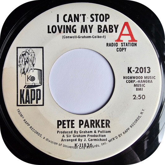 Pete Parker - I Can't Stop Loving My Baby - Kapp DEMO