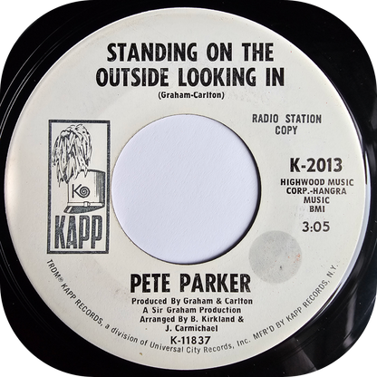 Pete Parker - I Can't Stop Loving My Baby - Kapp DEMO