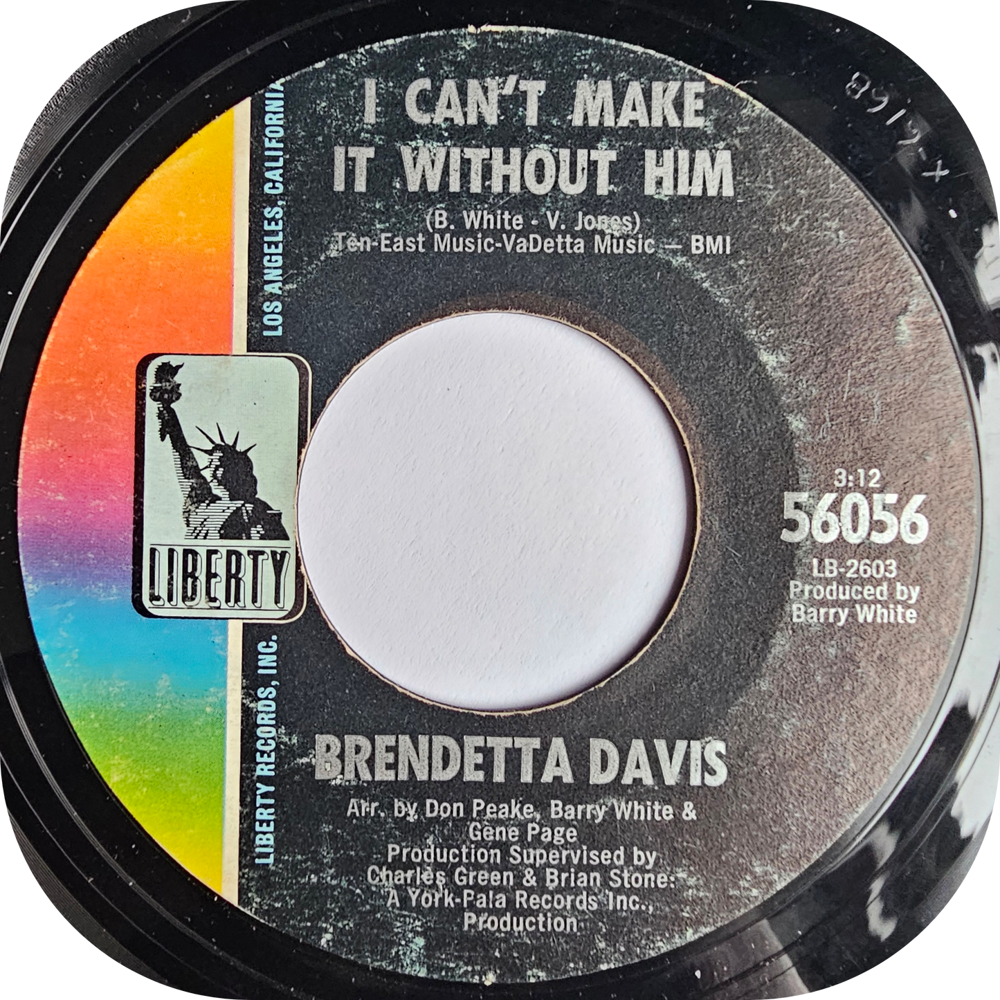 Brendetta Davis - I Can't Make It Without Him - Liberty