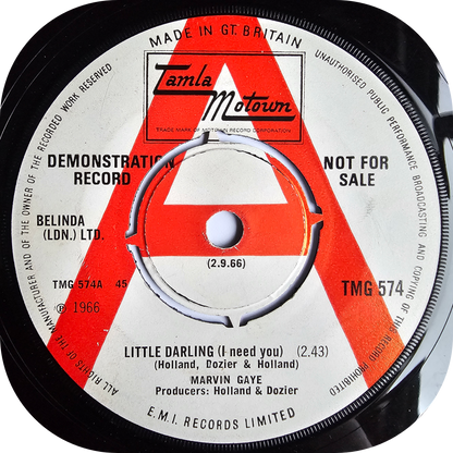 Marvin Gaye - Little Darling - Tamla Motown DEMO