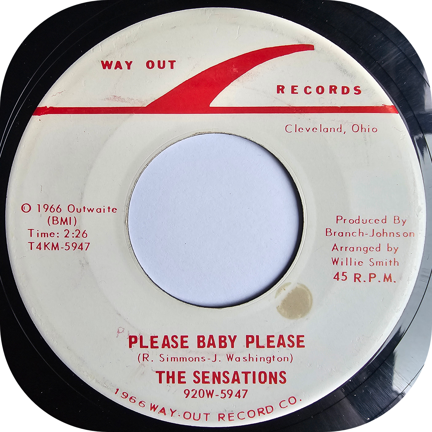 Sensations, The - Please Baby Please - Way Out