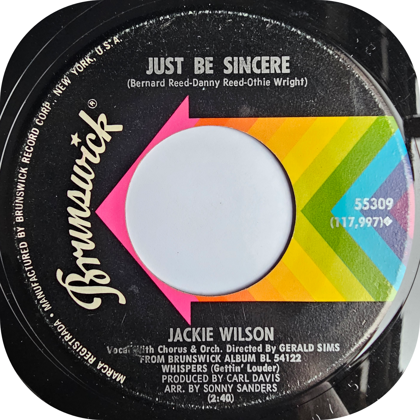 Jackie Wilson - I Don't Want To Lose You - Brunswick