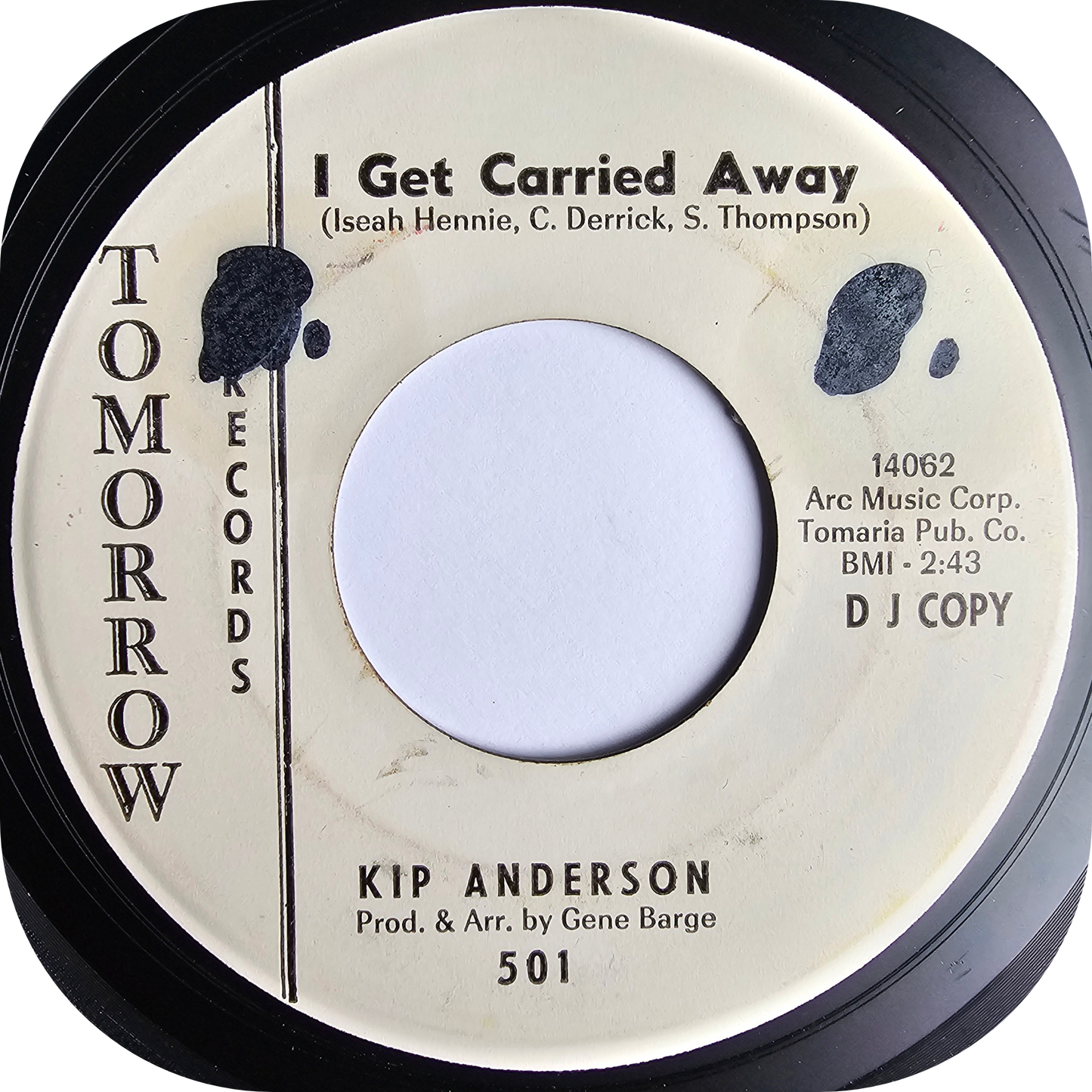 Kip Anderson - I Get Carried Away - Tomorrow DEMO
