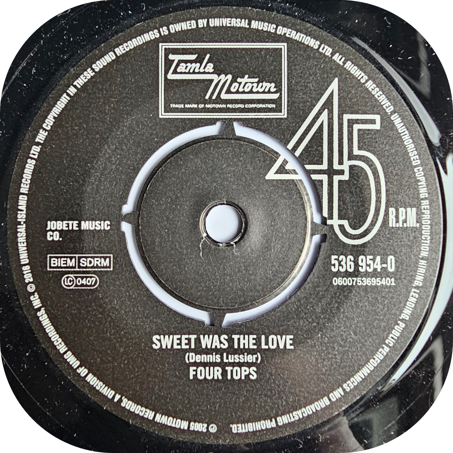 Four Tops - Sweet Was The Love - Tamla Motown