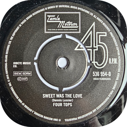 Four Tops - Sweet Was The Love - Tamla Motown