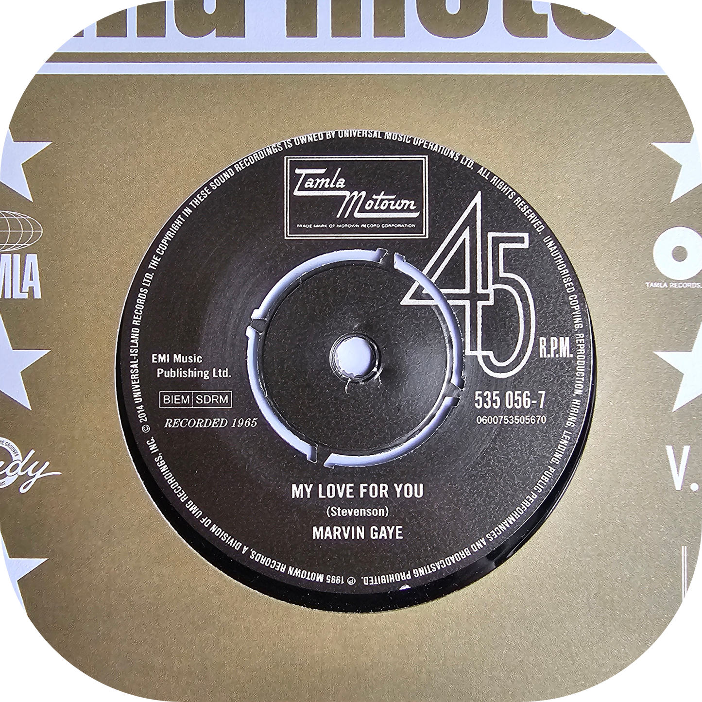 Marvin Gaye -  My Love For You - Tamla Motown