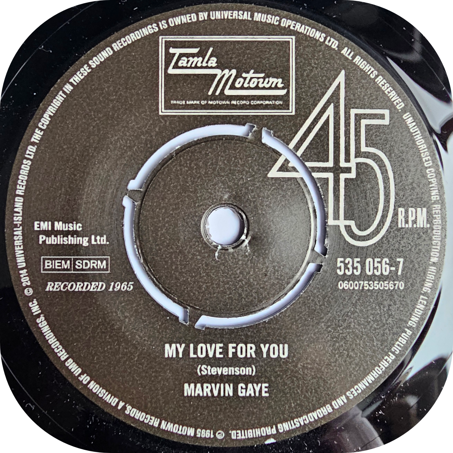 Marvin Gaye -  My Love For You - Tamla Motown