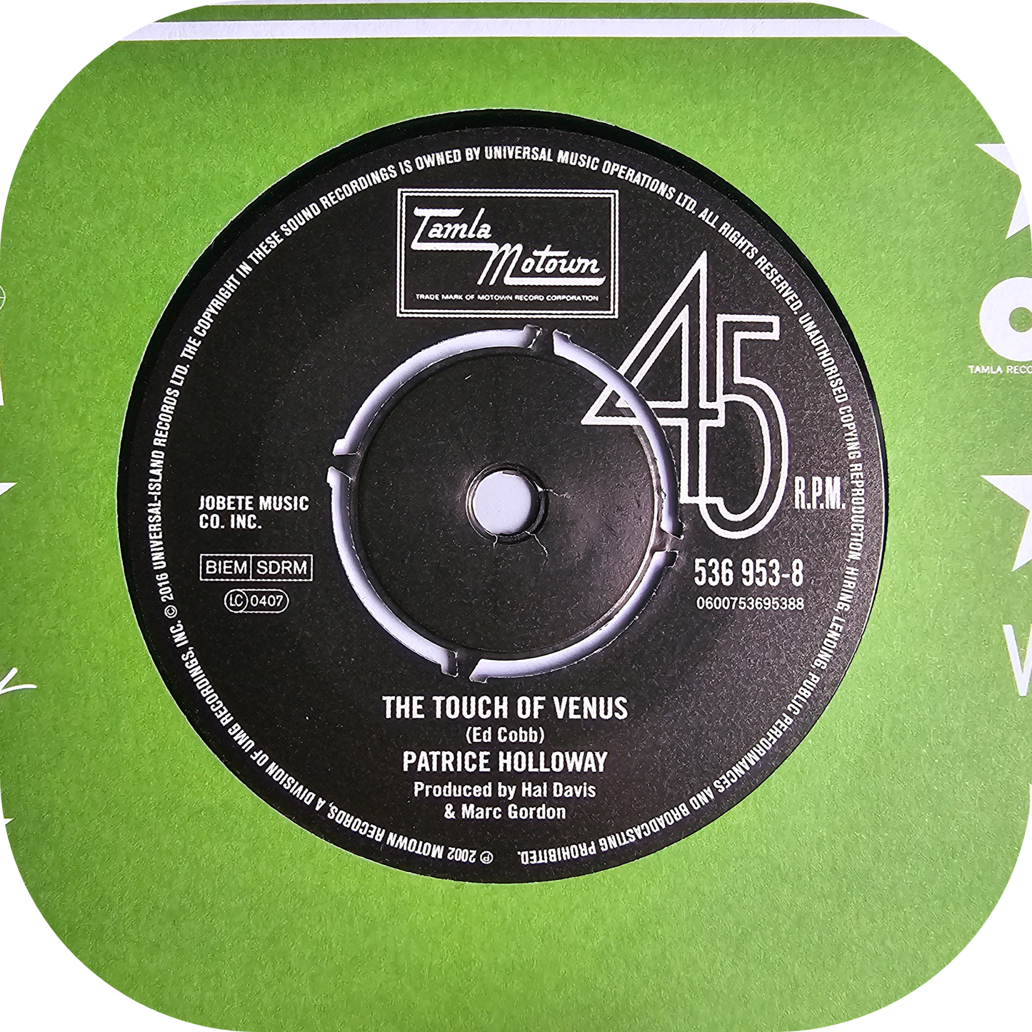Patrice Holloway - The Touch Of Venus - Tamla Motown
