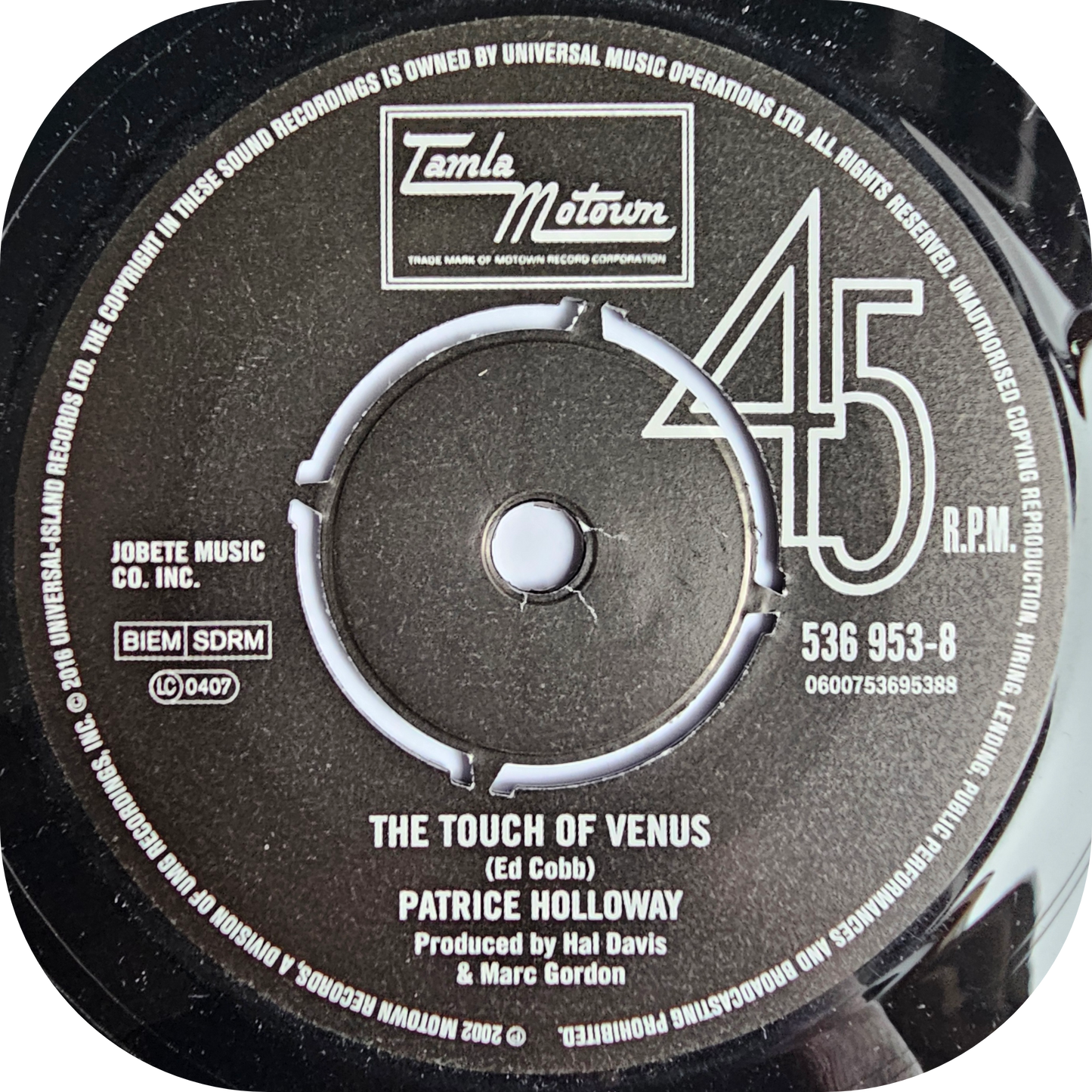 Patrice Holloway - The Touch Of Venus - Tamla Motown