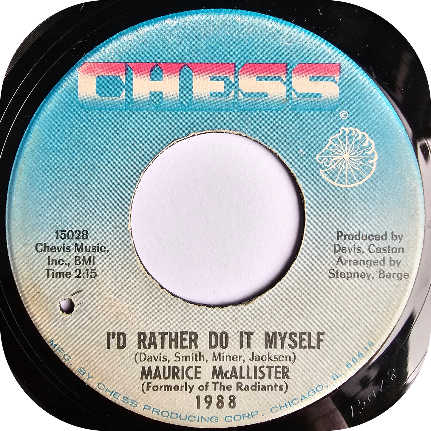 Maurice McAllister - Baby Hang On - Chess