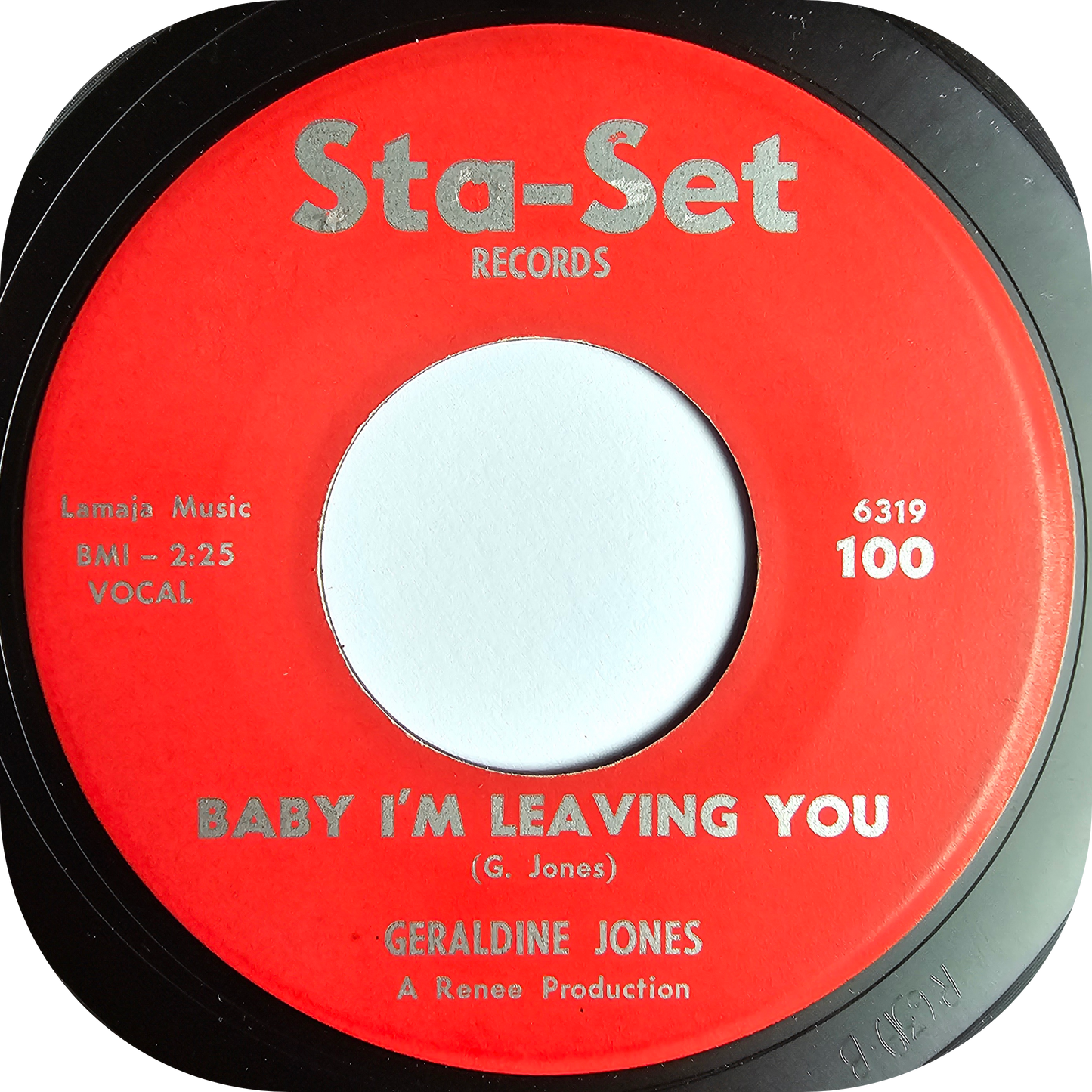 Geraldine Jones - Baby I'm Leaving You - Sta-Set