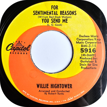 Willie Hightower - Because I Love You - Capitol
