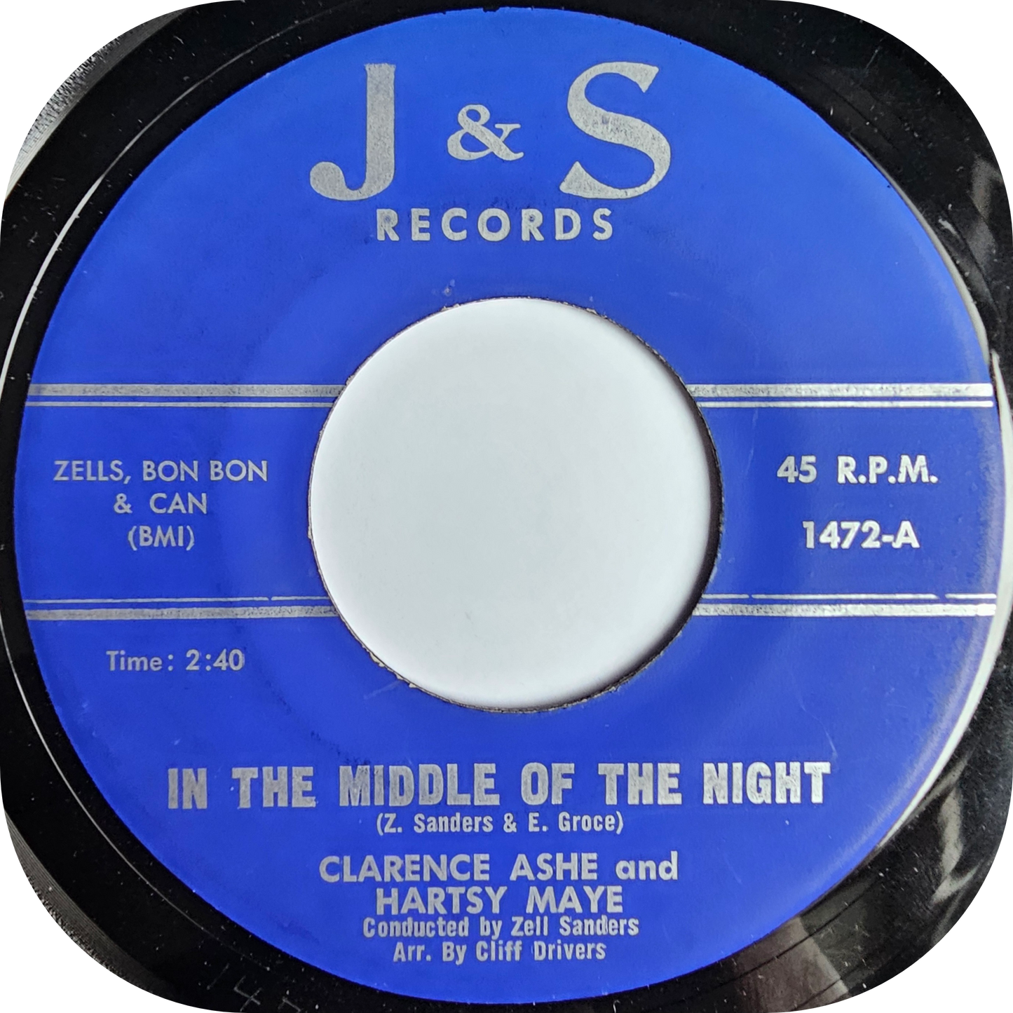 Clarence Ashe & Hartsy Maye - In The Middle Of The Night - J&S