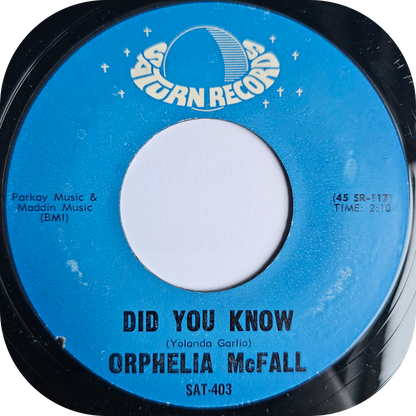 Orphelia McFall - He's Never There - Saturn