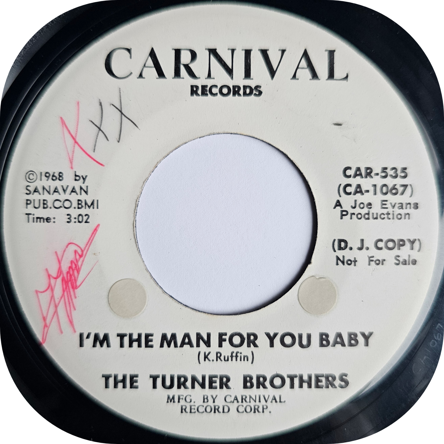 Turner Brothers, The - My Love Is Yours To-Night - Carnival DEMO