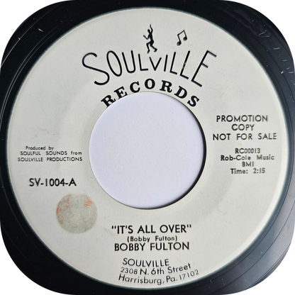 Bobby Fulton - It's Good To Be Lonely Sometimes - Soulville DEMO