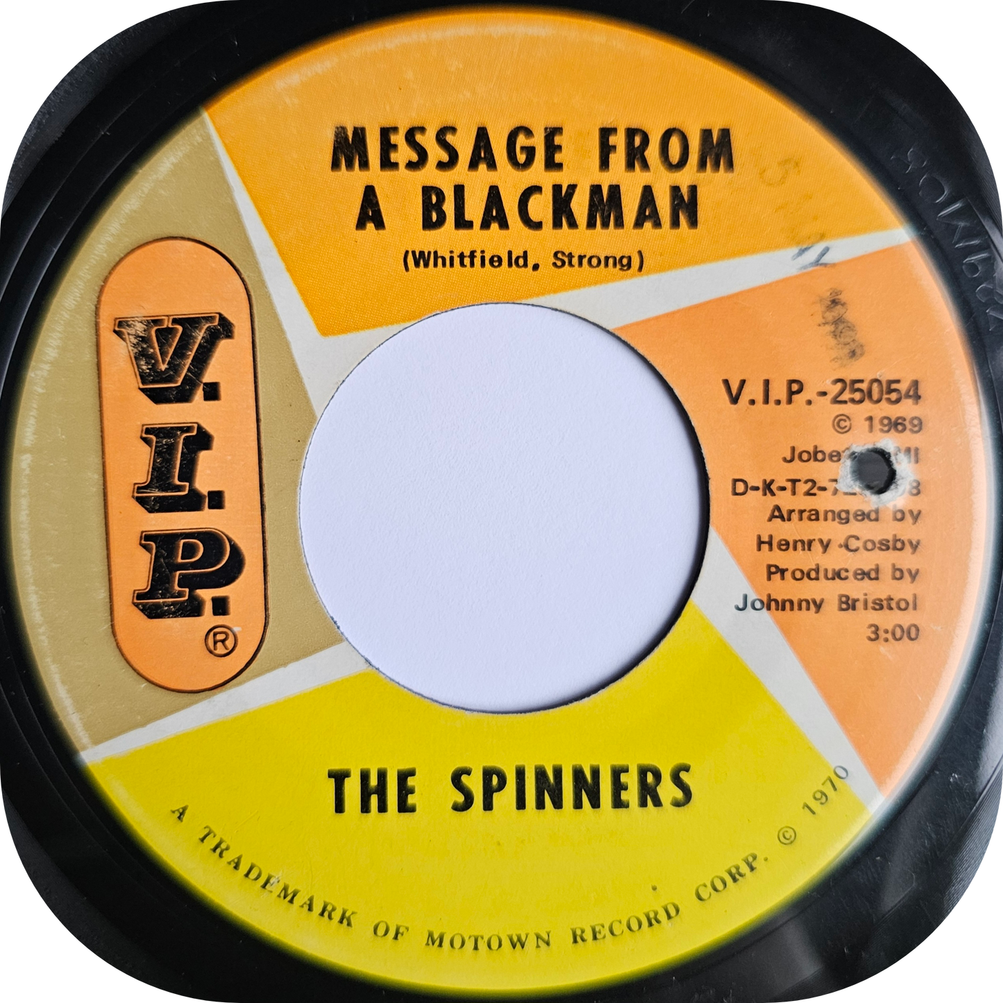 Spinners, The - Message From A Blackman - V.I.P