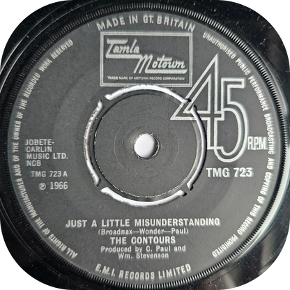 Contours, The - Just A Little Misunderstanding - Tamla Motown