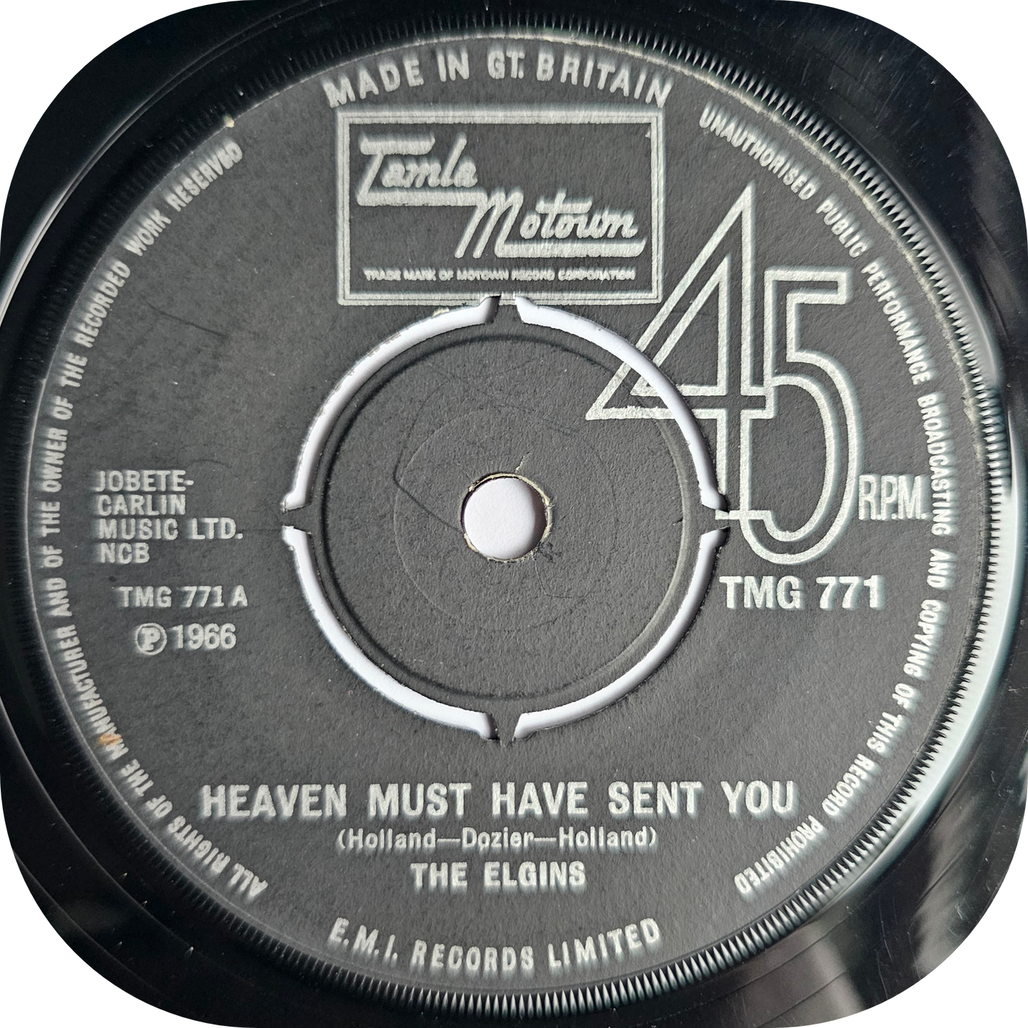 Elgins, The - Heaven Must Have Sent You - Tamla Motown