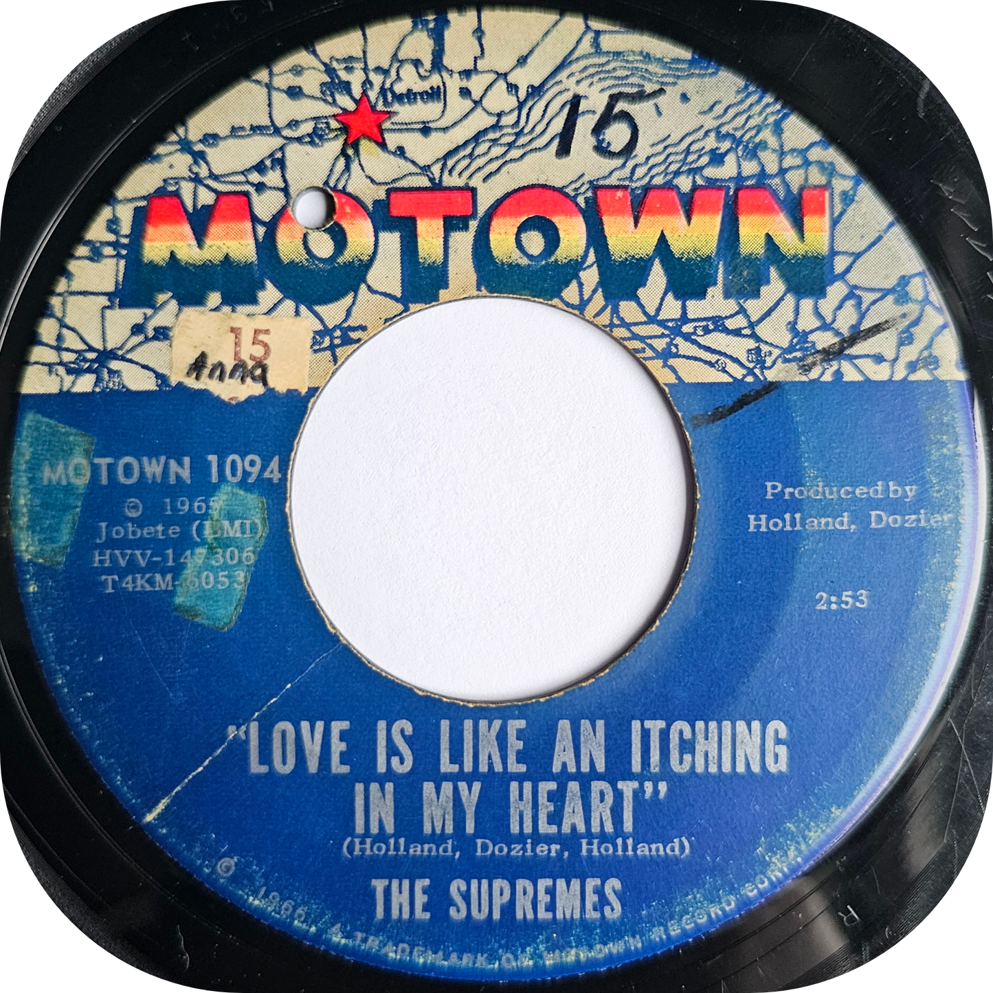 Supremes, The - Love Is Like An Itching In My Heart - Motown