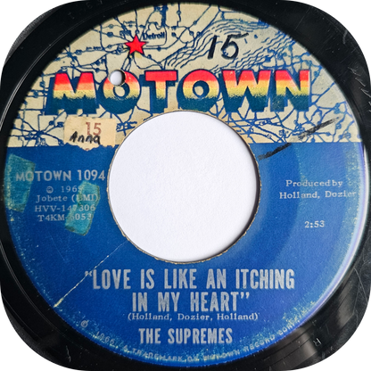 Supremes, The - Love Is Like An Itching In My Heart - Motown