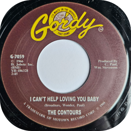 Contours, The - I Can't Help Loving You Baby - Gordy