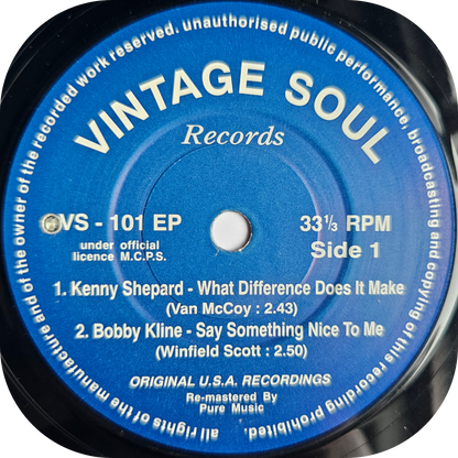 Vintage Soul E.P - Kenny Sheppard, Bobby Kline, Reggie Alexander, Johnny Mae Matthews