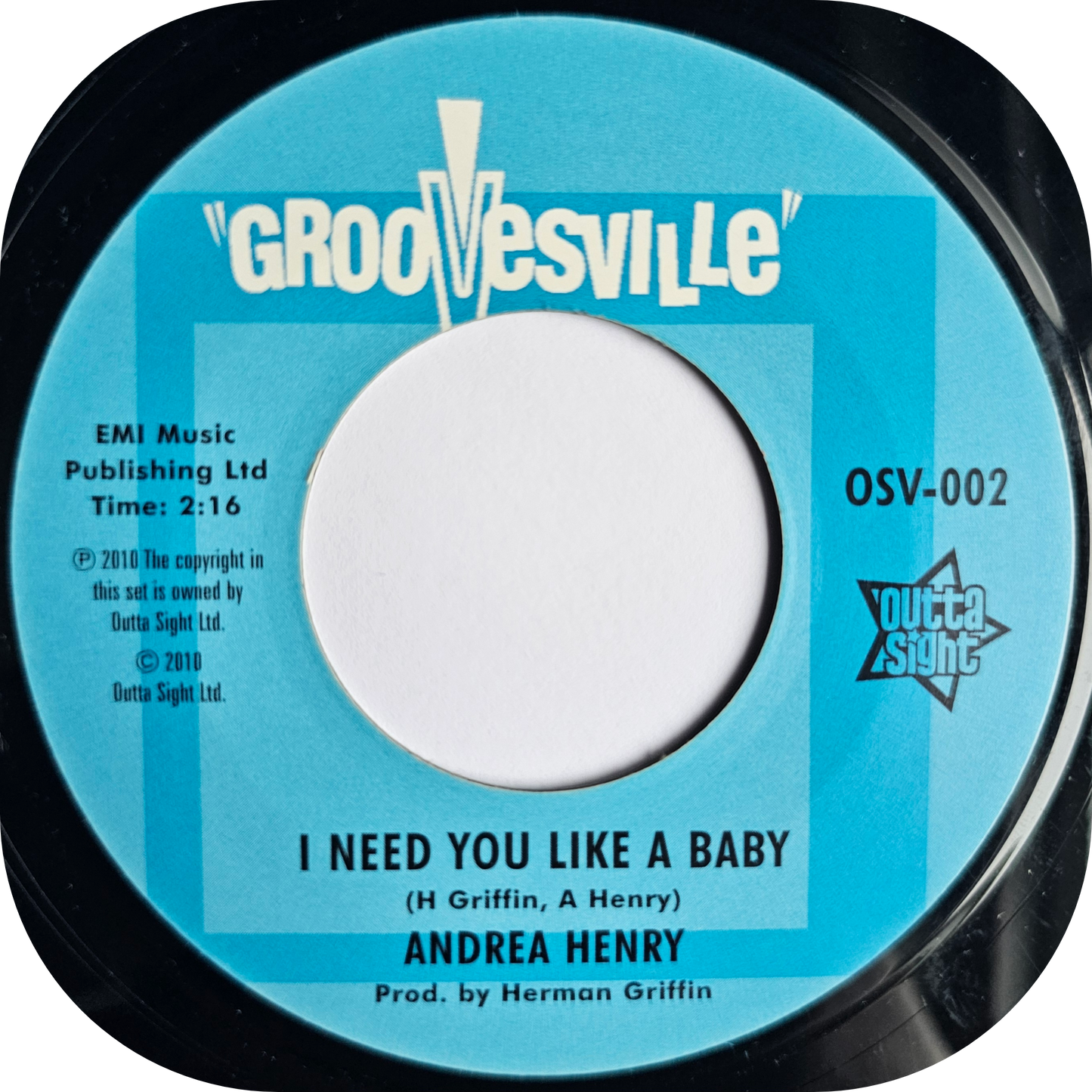 Andrea Henry - I Need You Like A Baby - Groovesville