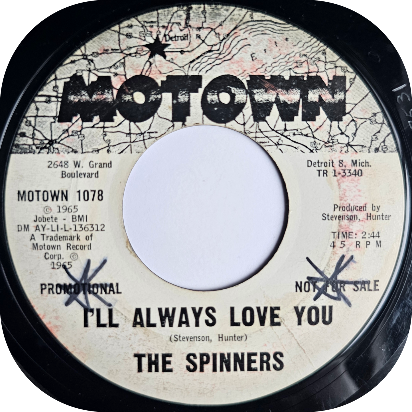Spinners, The - I'll Always Love You - Motown DEMO